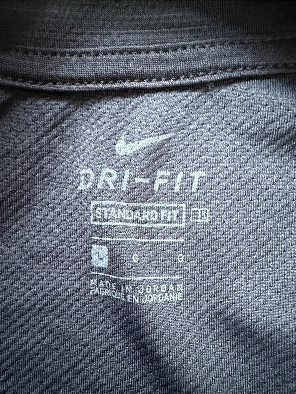 Nike Half-Zip Performance Tops - Navy & Gray